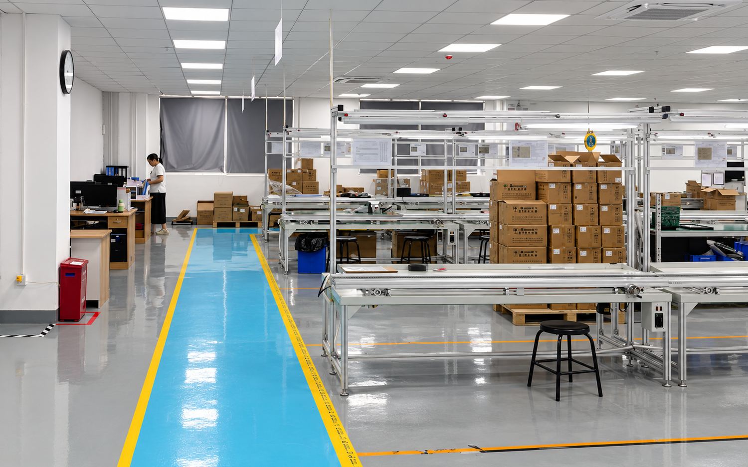 Factory production floor managed through Western Range's Asia Operations